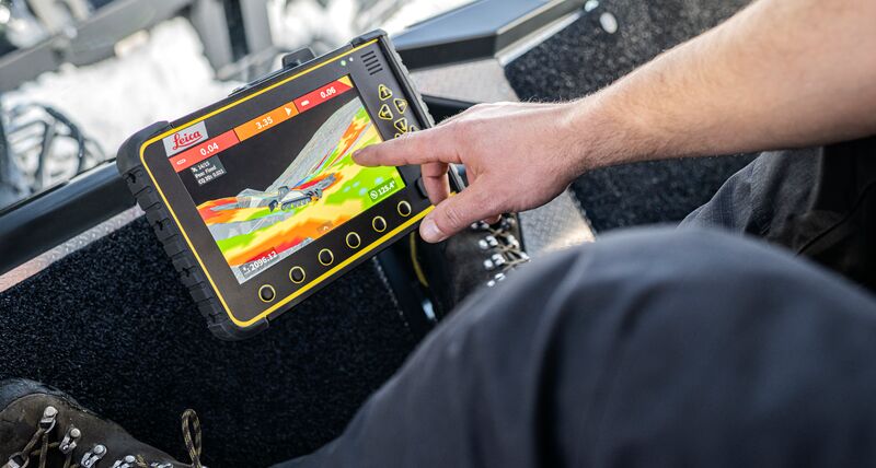 Leica ConX software in use